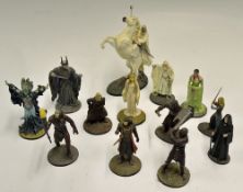 Selection of Lord of The Rings White Metal Action Figures with painted decoration, consists of