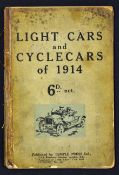 Automotive Light Cars and Cycle Cars of 1914 publication an early 62 page publication illustrating