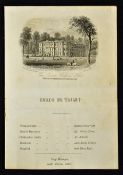 Large Country House Theatricals 'The Grove' Programme Watford, Herts. April 1862 an interesting 4