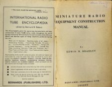 Autograph Alan Turing signature within a Miniature Radio Equipment Construction Manual by Edwin N.