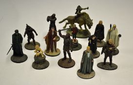 Selection of Lord of The Rings White Metal Action Figures with painted decoration, consists of