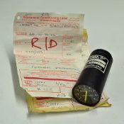 Aircraft Fuel Quantity indicator from RAF C-130 Lockheed Hercules XV189 removed from the aircraft in