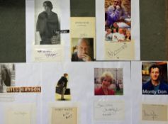 Autographs Entertainment Selection to include Antony Worrall Thompson, Nigel Slater, Monty Don,