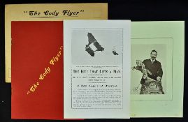 C.1911-1912 The Cody Flyer Sales Catalogue a 12 page sales catalogue illustrating the aircraft and