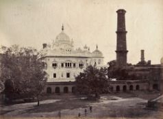 India and Punjab - Ranjit Singh Fort Albumen photograph of the tomb of Maharajah Ranjit Singh at