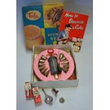 Tala Icing Set to consist of syringe, tubes, turntable and icing book, appears in good condition