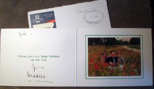 Royal Family Autographed Christmas Card from Prince Charles: Photograph of Prince Charles with