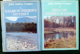 Ashley-Cooper, J - "A Salmon Fisher's Odyssey" 1st ed 1982, 7 coloured photos D/j, a slip signed