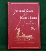 "Yellow-Body" (Davies Hodge) - "Angling Days On Scotch Lochs"1884, original decorative tan cloth