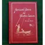 "Yellow-Body" (Davies Hodge) - "Angling Days On Scotch Lochs"1884, original decorative tan cloth