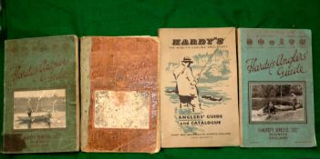 CATALOGUES: (4) Four Hardy Angler's Guides - a1934?, lacking back cover, a 1937, a 1951 and 1957