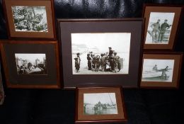 PICTURES: (6) Six framed photo prints taken by famous photographer Frank Meadow-Sutcliffe 1870-