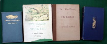 Hutton, JA - "The Life History Of The Salmon" reprint 1925, H/b, good, Hutton, JA - "Wye Salmon