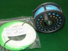 REEL & LINE: Hardy JLH Ultralite Salmon alloy fly reel, fine condition, U shaped line guide,