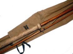 ROD: B James & Son, England Richard Walker Mk1V Avon, 10' 2 piece split cane rod, fine condition,