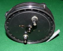 REEL: Scarce JW Young 5.5" diameter Trudex trotting reel, in as new condition, drag adjuster to