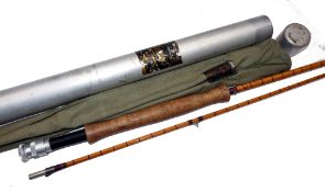 ROD: Hardy The Pope 10' 2 piece Palakona fly rod, No.H29961, burgundy close whipped low bridge