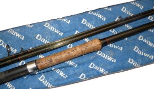 ROD: Daiwa 13' 3 piece Carbon Worming rod, black whipped lined guides throughout, 25" cork handle