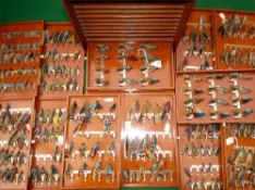 FLY CABINET: Fine and Rare Hardy Unique Cabinet Reservoir, in superb original condition, to our