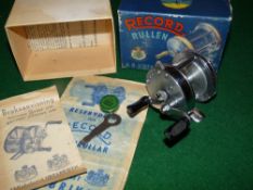 REEL: Abu Record Expert 2200 tournament casting reel, foot stamped "Made in Sweden", model A with