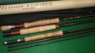 RODS: (3) Daiwa Lochmor Z 10' 2 piece graphite trout fly rod, made in Scotland, line rate 7, fine,