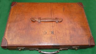 ACCESSORY: Rare Hardy The Tackle Case ,reel and accessory companion case in English block leather,