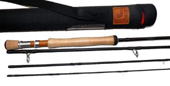 ROD: Fine Fulling Mill World Class Power 9'6" 4 piece graphite travel fly rod, in as new