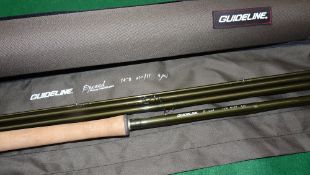 ROD: Guideline Exceed 14' 8" 4 piece graphite salmon fly rod, line rate 10/11, in as new