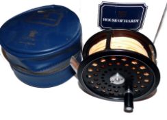 REEL: Hardy Ultralite disc salmon fly reel, U shaped line guide, single handle, correct alloy