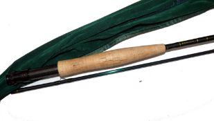 ROD: Harrison Ballista 9' 2 piece high modulus graphite trout fly rod, line rate 6, green blank,