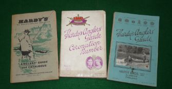 CATALOGUES: (3) Three Hardy Anglers guides, 1937 Coronation edition issue 55, with decorative cover,