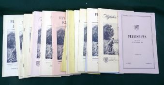 18 x Volumes of - "A Fly Fisher's Journal" for the years 1961/62 volume one, 1965, 67, 70,71 to 1978