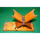 LINE DRIER: Scarce Hardy The 1911 Model line drier, oak wood windmill style table top line drier,