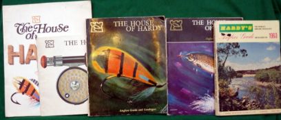 HARDY ANGLER'S GUIDES: (5) Collection of 5 Hardy Angler's Guides 1963, 1965, 1966, 1968 and 1969,