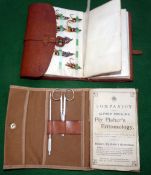 FLY WALLETS: (2) Alfred Ronalds Fly Fishers Entomology with canvas cover, shot pliers and disgorger,
