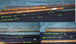 RODS: (2) Pair of grayling rods designed and customised by Righyni using modified high bridge spring