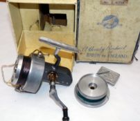 REEL: Hardy Altex No.3 MkV spinning reel in fine condition, LHW folding handle, fixed check full