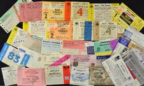 Collection of Five Nations and Autumn International rugby tickets from 1980's onwards to incl 14x