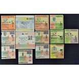 Selection of 1980s FA Cup Final Match tickets from 1980 through to 1989, plus 1982 and 1983 replays,