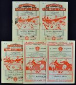 Selection of Liverpool home programmes to include 1950/51 Everton, Newcastle United 1951/52