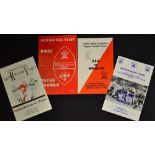 Collection of Wales rugby tour programmes to North America from 1973 onwards to incl vs British