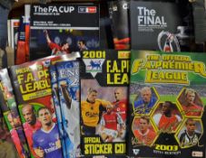 Collection of modern big match football programmes to include Cup Finals, Final Play Offs, Coca Cola