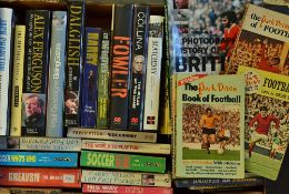 Assorted Football Book Selection including many autobiographies Alex Ferguson, Paul Gascoigne, Kenny