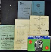 Selection of memorabilia to include FA XI v Army Physical Training Corps International Trial match