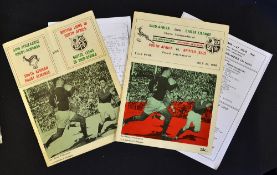 1968 British Lions vs South Africa rugby programme - 4th test match played at Ellis Park