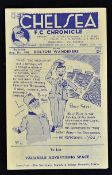 1946/7 Chelsea v Bolton Wanderers football programme date 31 August, the first post war match at