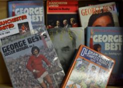 Selection of Manchester United Football Books to include Manchester United A Complete record 1878-