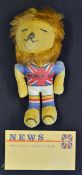 1966 World Cup Willie Mascot 22.5cm high, in good condition, has very minor wear and is a good
