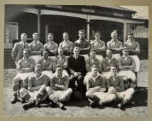 Selection of framed items to include team groups Birmingham City 1945/1946, Birmingham City 1946/