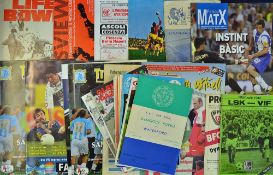 Interesting selection of Irish football programmes plus other European club issues, a variety of